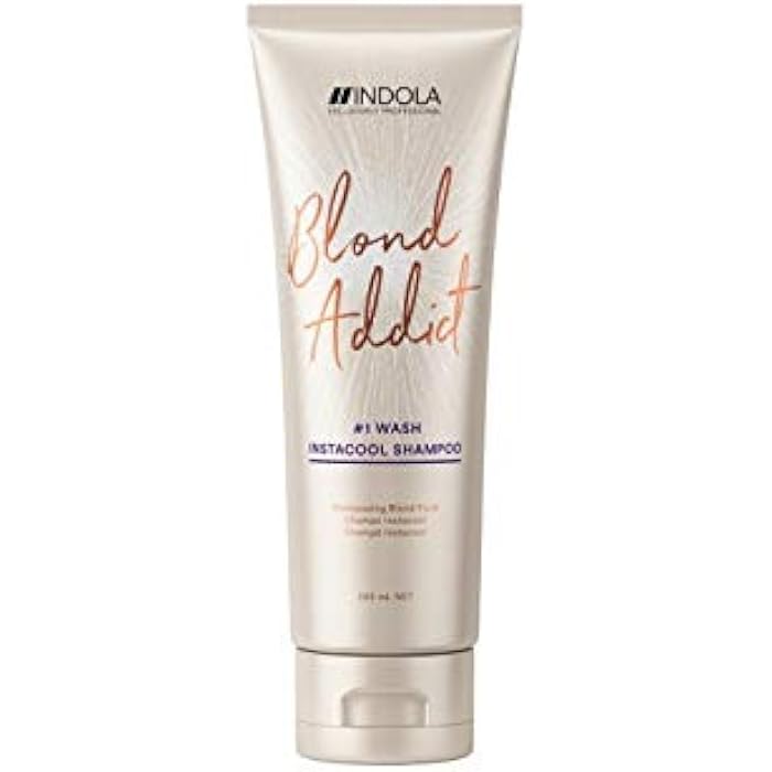 Indola Blond Addict 1 Wash Instacool Shampoo - Image 1